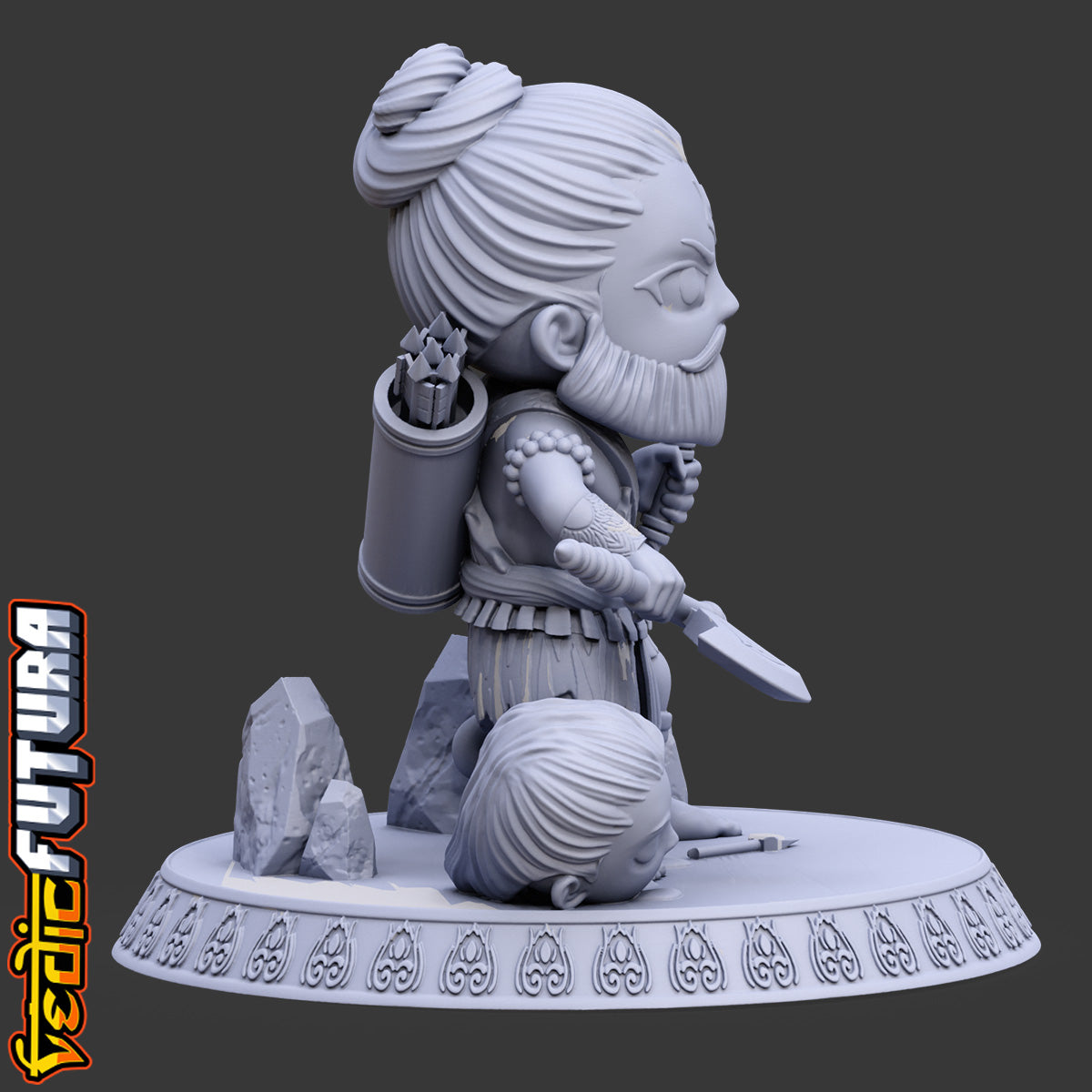 Chibi Parashurama: The Warrior Sage