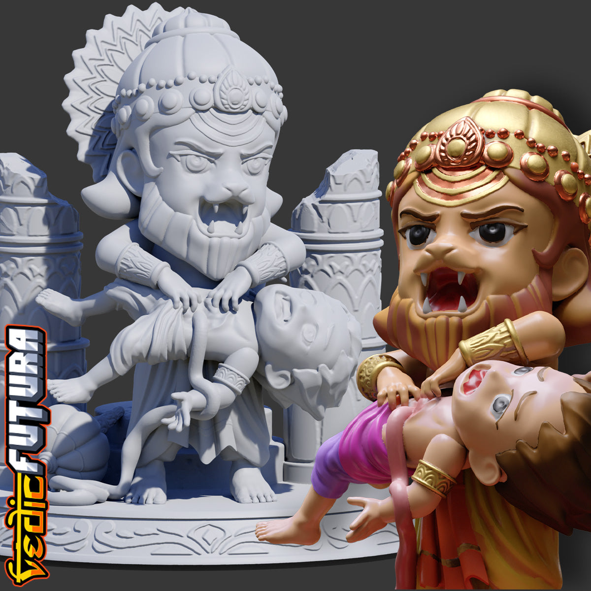 Narasimha Chibi: The Slayer of Hiranyakashipu