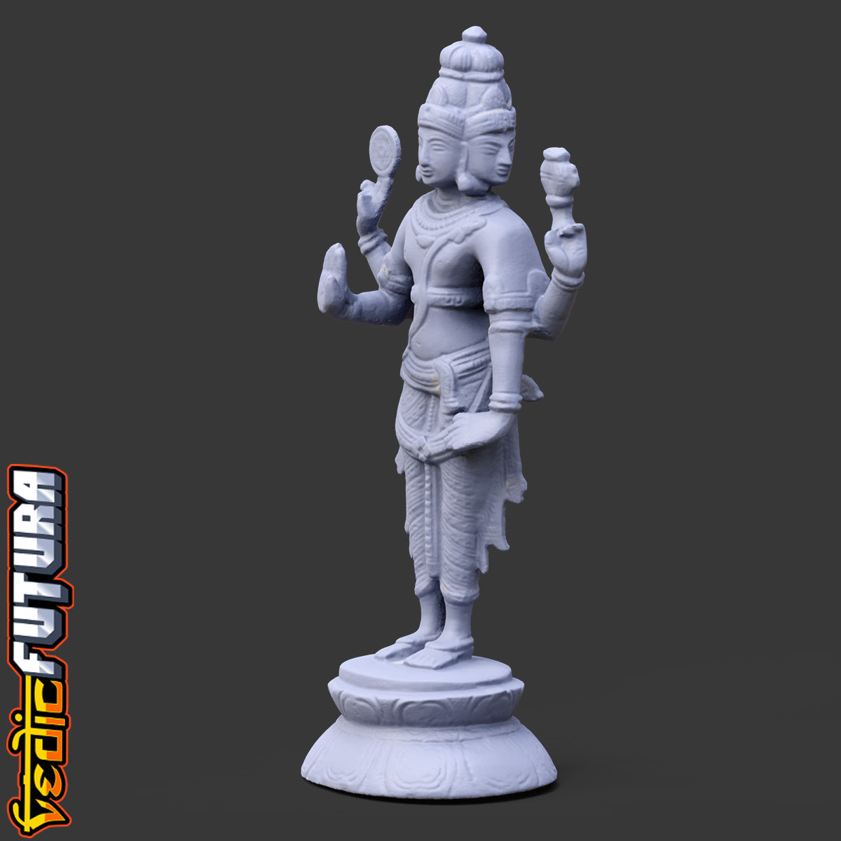 Brahma the Creator: Four Faces of Cosmic Knowledge