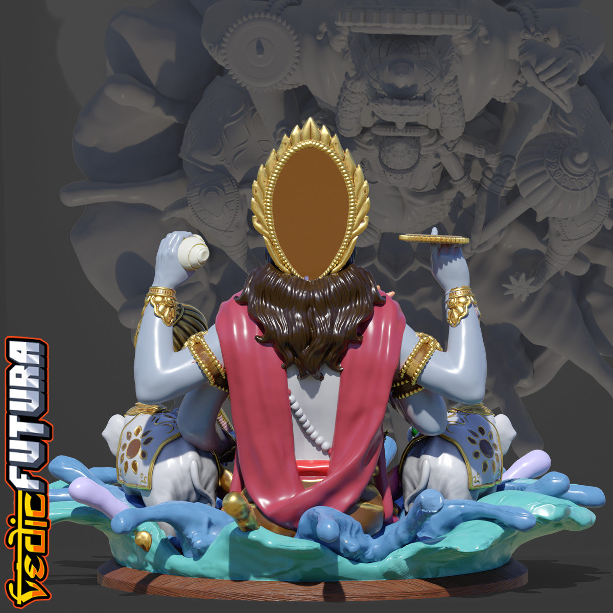 Vishnu and Lakshmi: Emergence from the Cosmic Waters