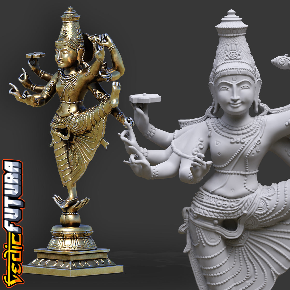 Vamana's Cosmic Step: Dance of Dharma