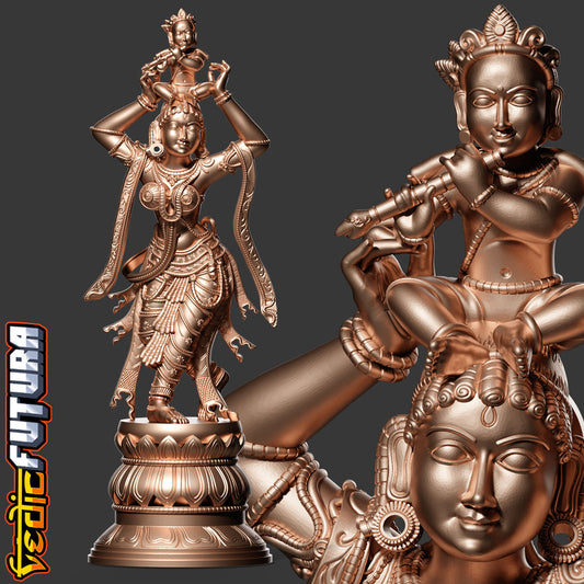 Yashoda and Bala Krishna: Divine Motherly Love