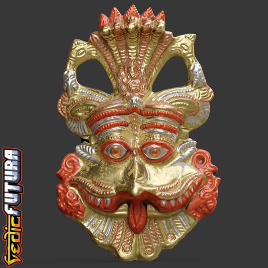 Kirtimukha: The Guardian Face of Glory (4 colour)