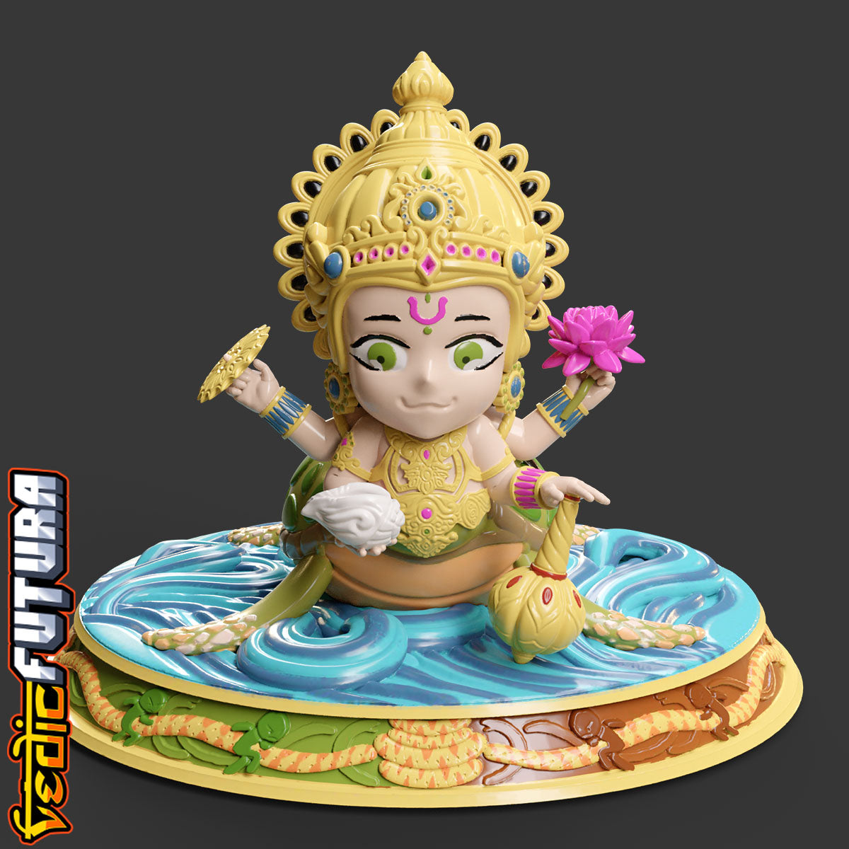 Chibi Kurma-Vishnu's Tortoise Avatar