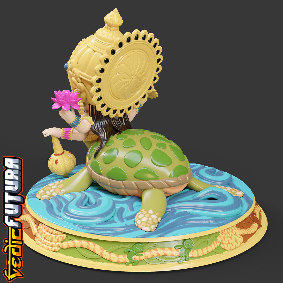 Chibi Kurma-Vishnu's Tortoise Avatar