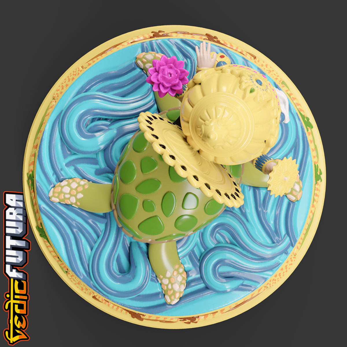 Chibi Kurma-Vishnu's Tortoise Avatar