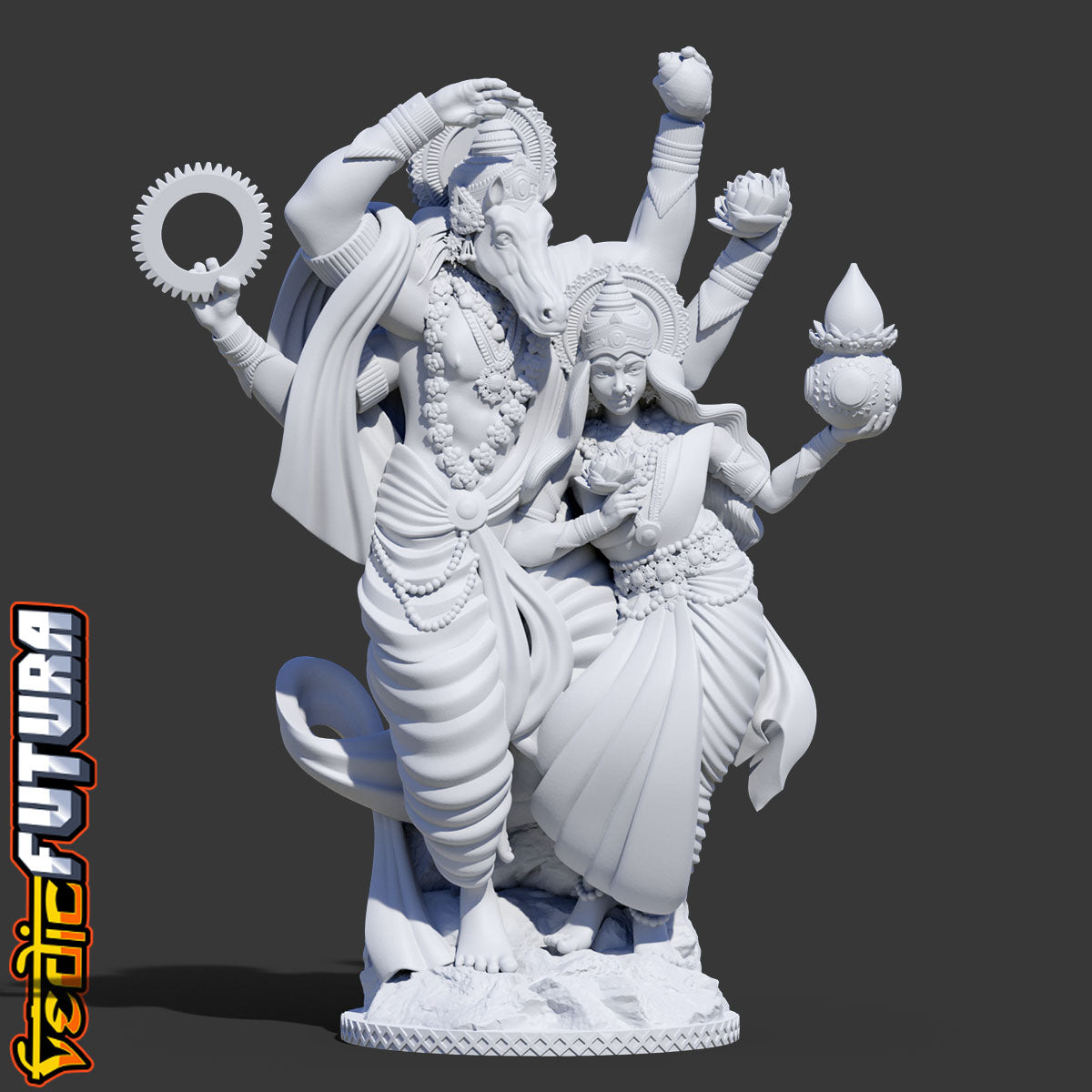 Hayagriva and Lakshmi in Divine Dance
