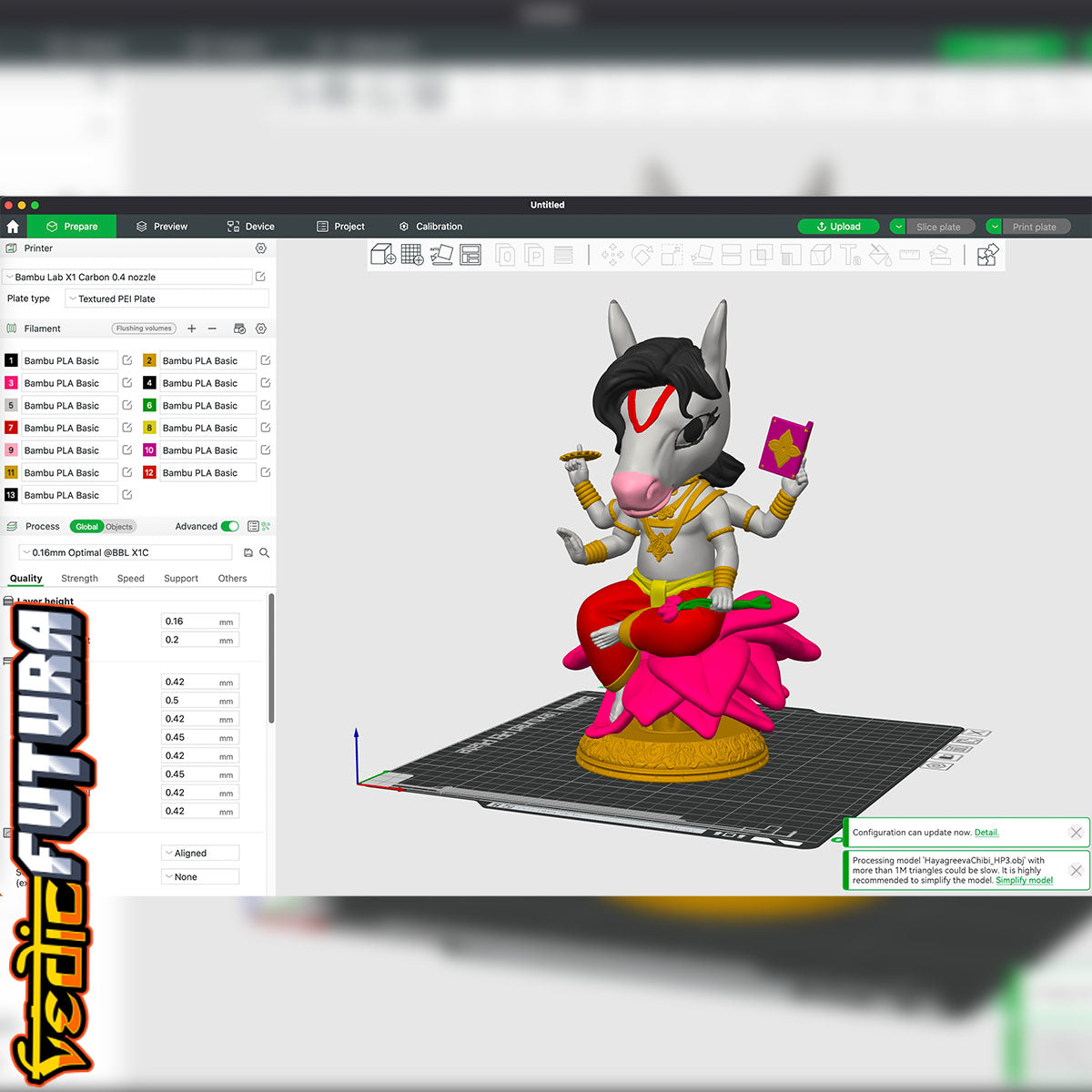 Chibi Hayagreeva - God of Knowledge & Deep Learning