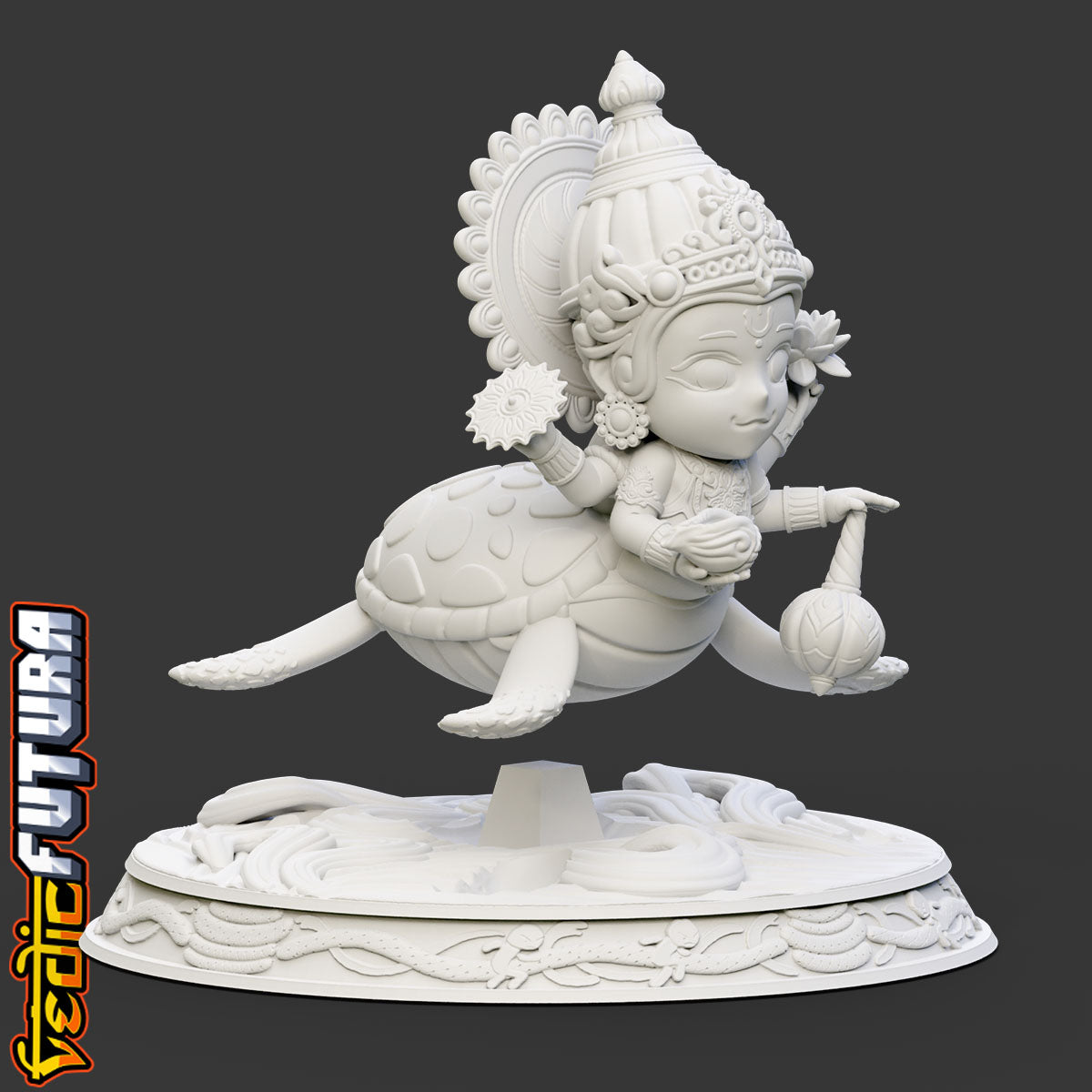 Chibi Kurma-Vishnu's Tortoise Avatar