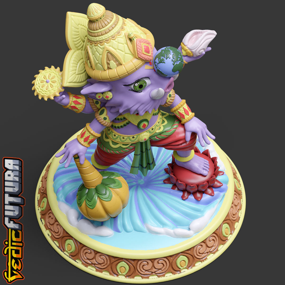 Chibi Varaha - Carrying the Earth