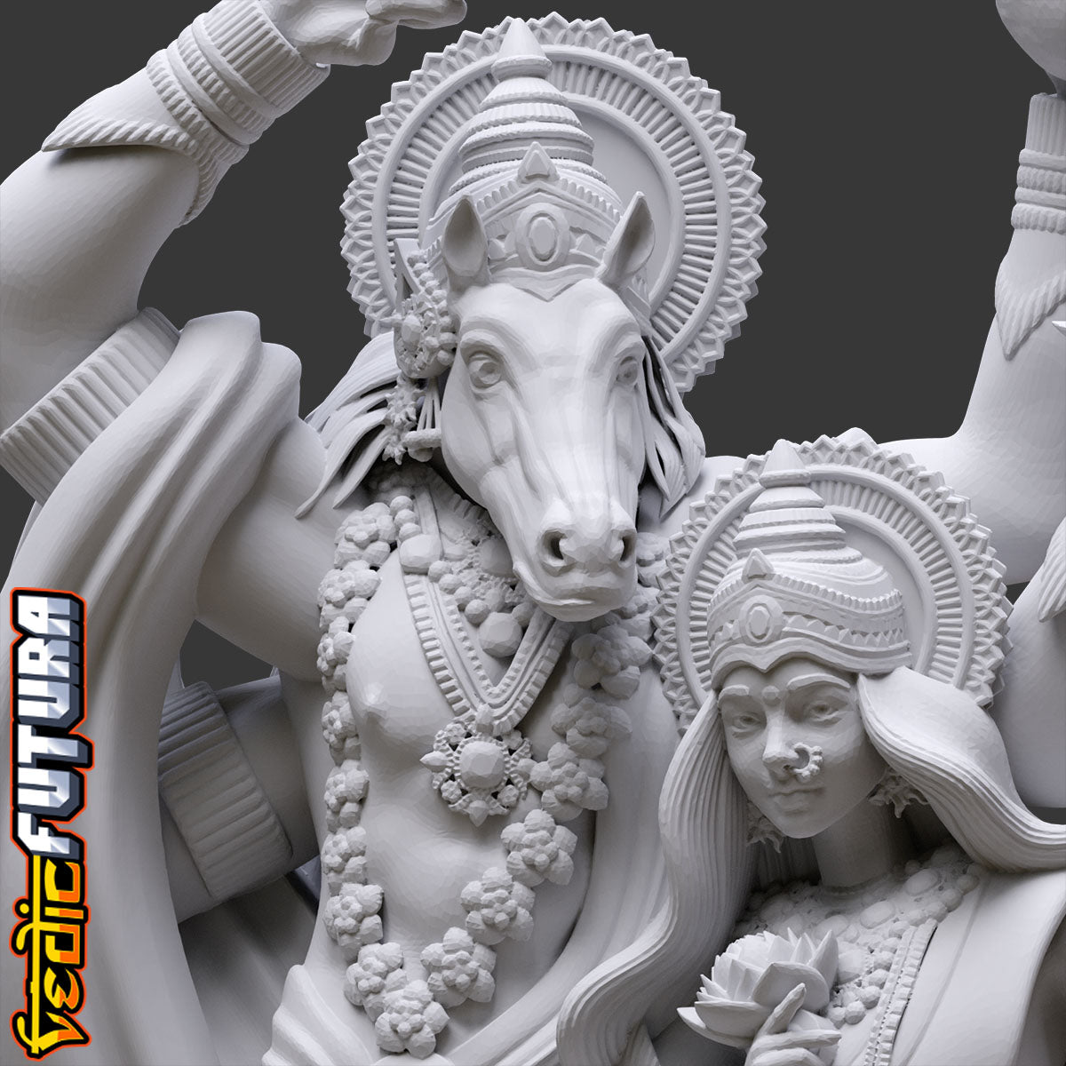 Hayagriva and Lakshmi in Divine Dance