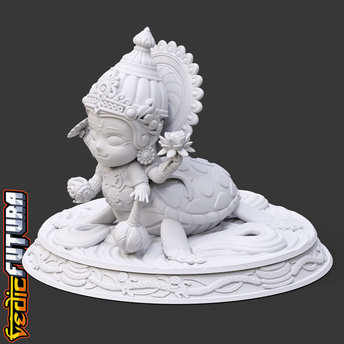 Chibi Kurma-Vishnu's Tortoise Avatar