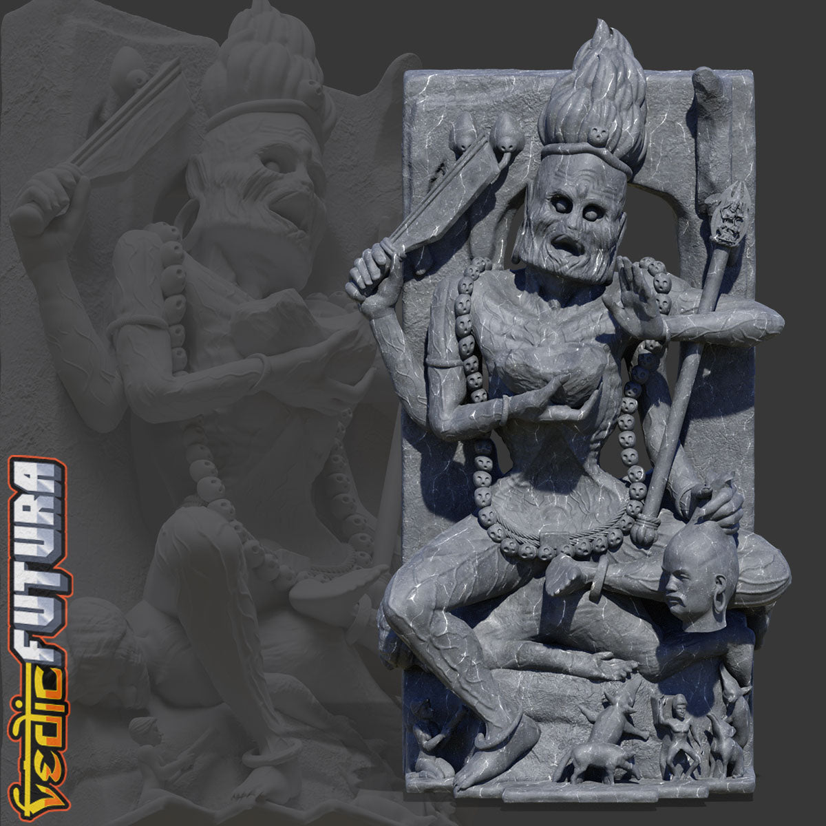 Goddess Chamunda: The Slayer of Demons