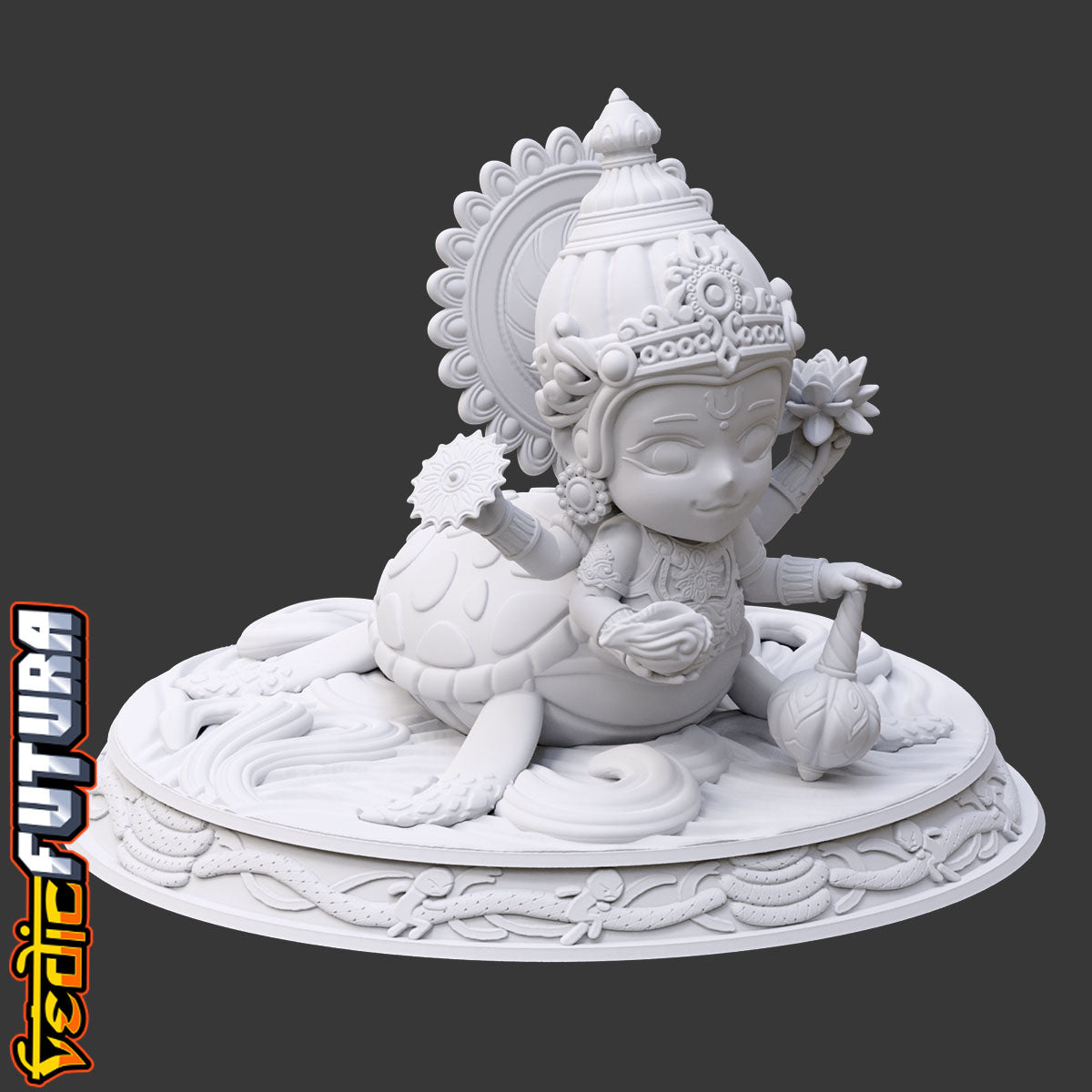 Chibi Kurma-Vishnu's Tortoise Avatar