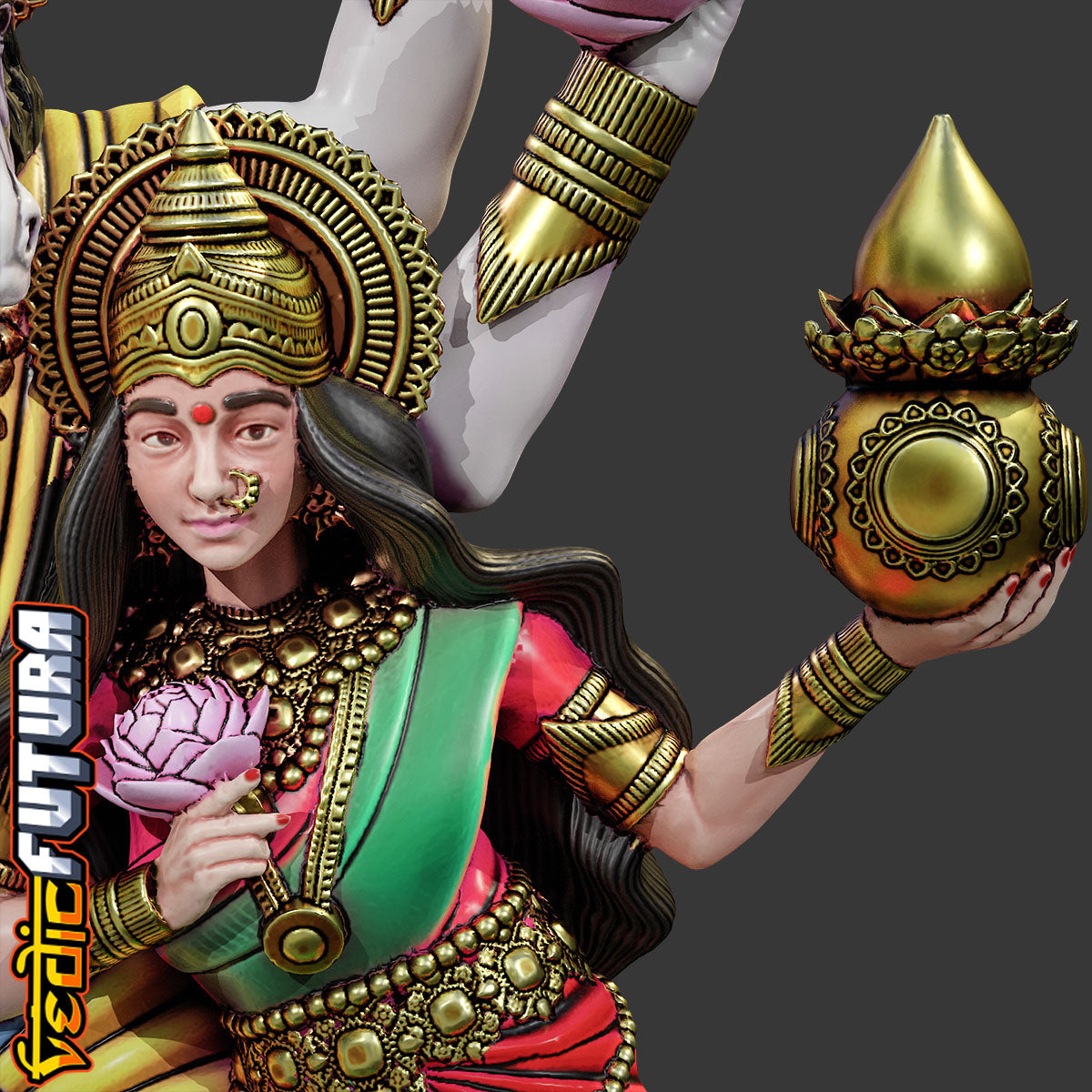 Hayagriva and Lakshmi in Divine Dance