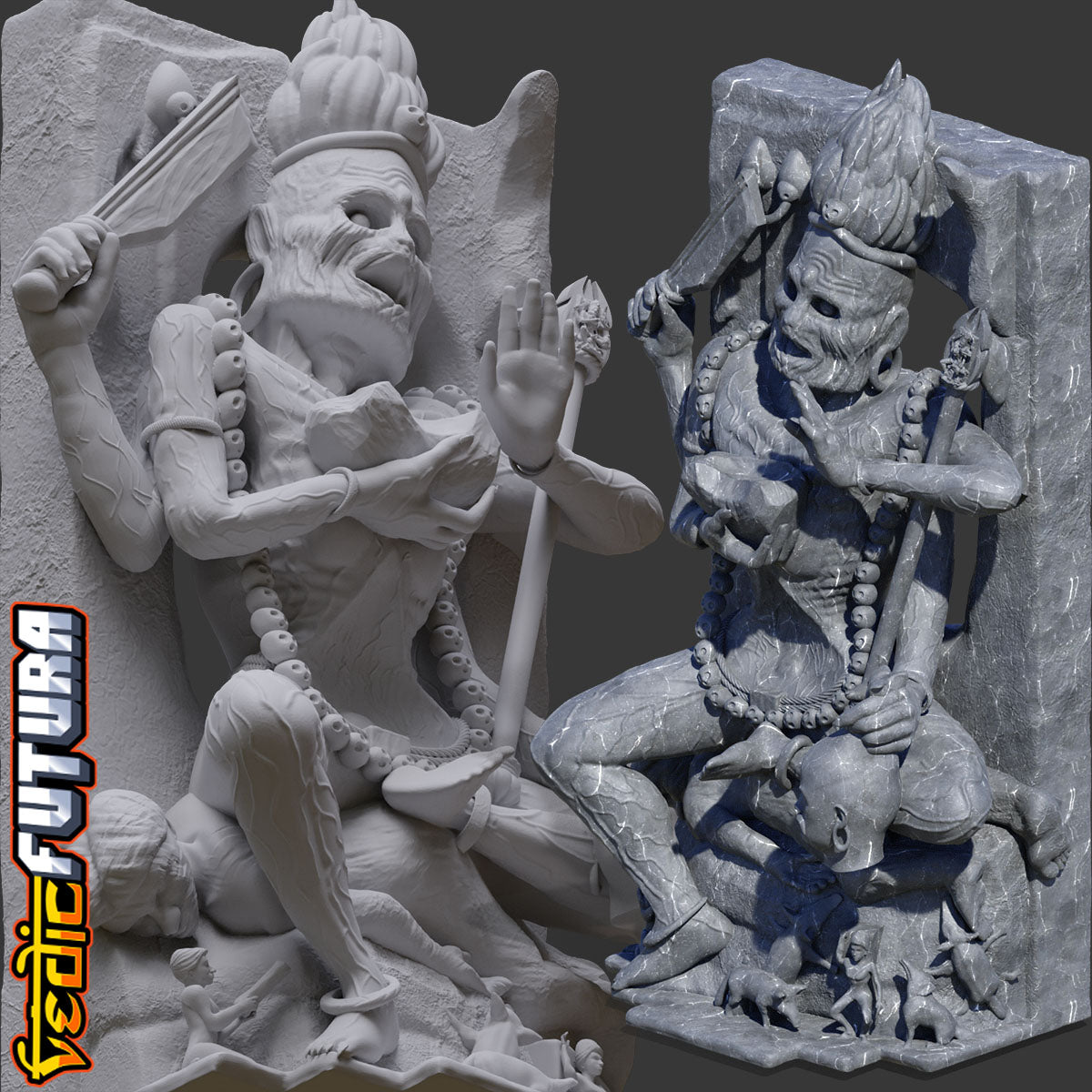 Goddess Chamunda: The Slayer of Demons