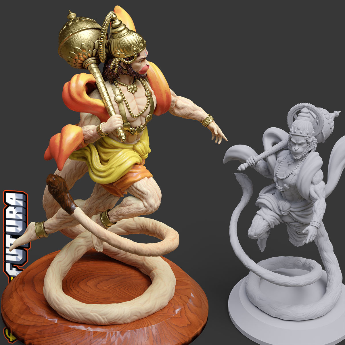 Guardian in Flight: Hanuman’s Mythic Tail