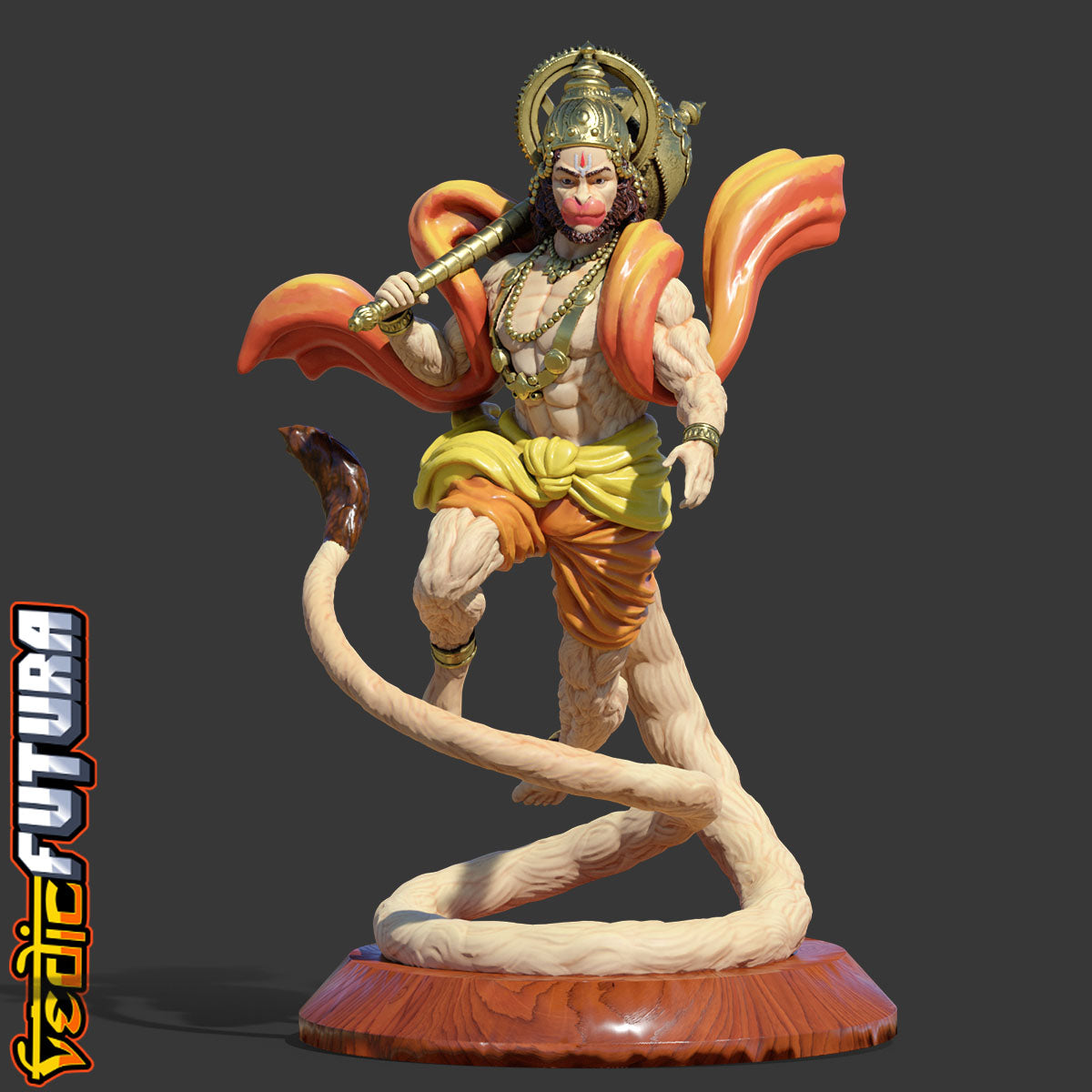 Guardian in Flight: Hanuman’s Mythic Tail