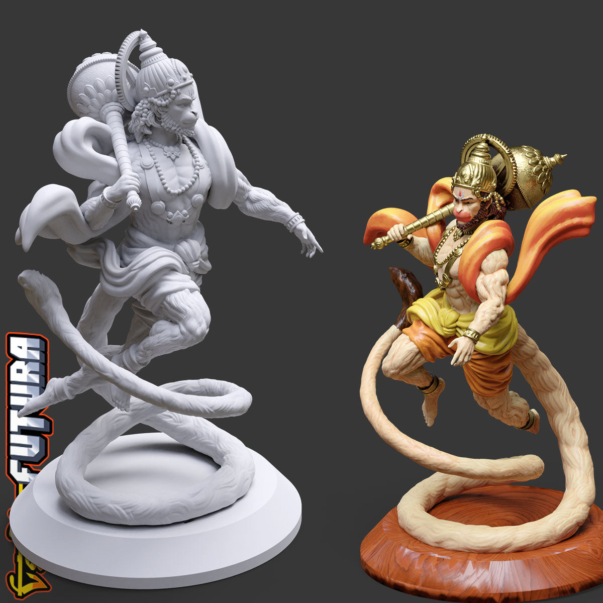 Guardian in Flight: Hanuman’s Mythic Tail