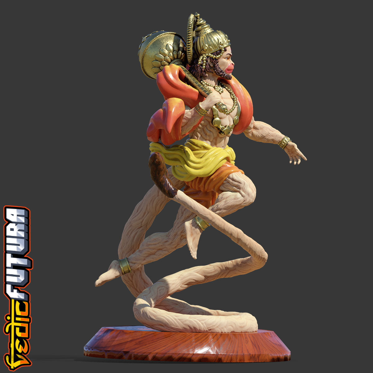 Guardian in Flight: Hanuman’s Mythic Tail