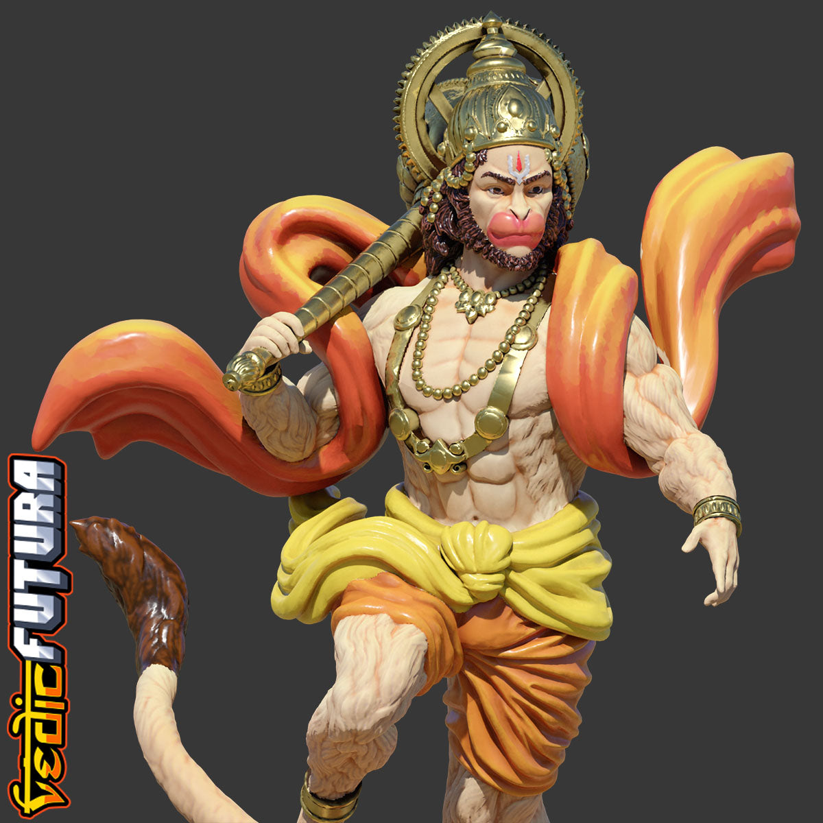 Guardian in Flight: Hanuman’s Mythic Tail
