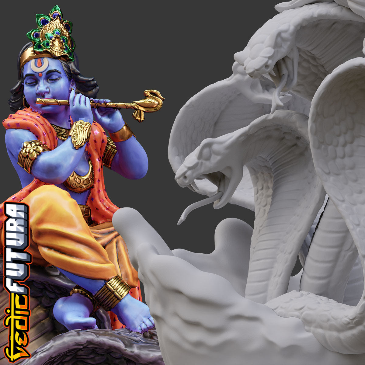 Krishna and Kaliya: Conquest of Chaos