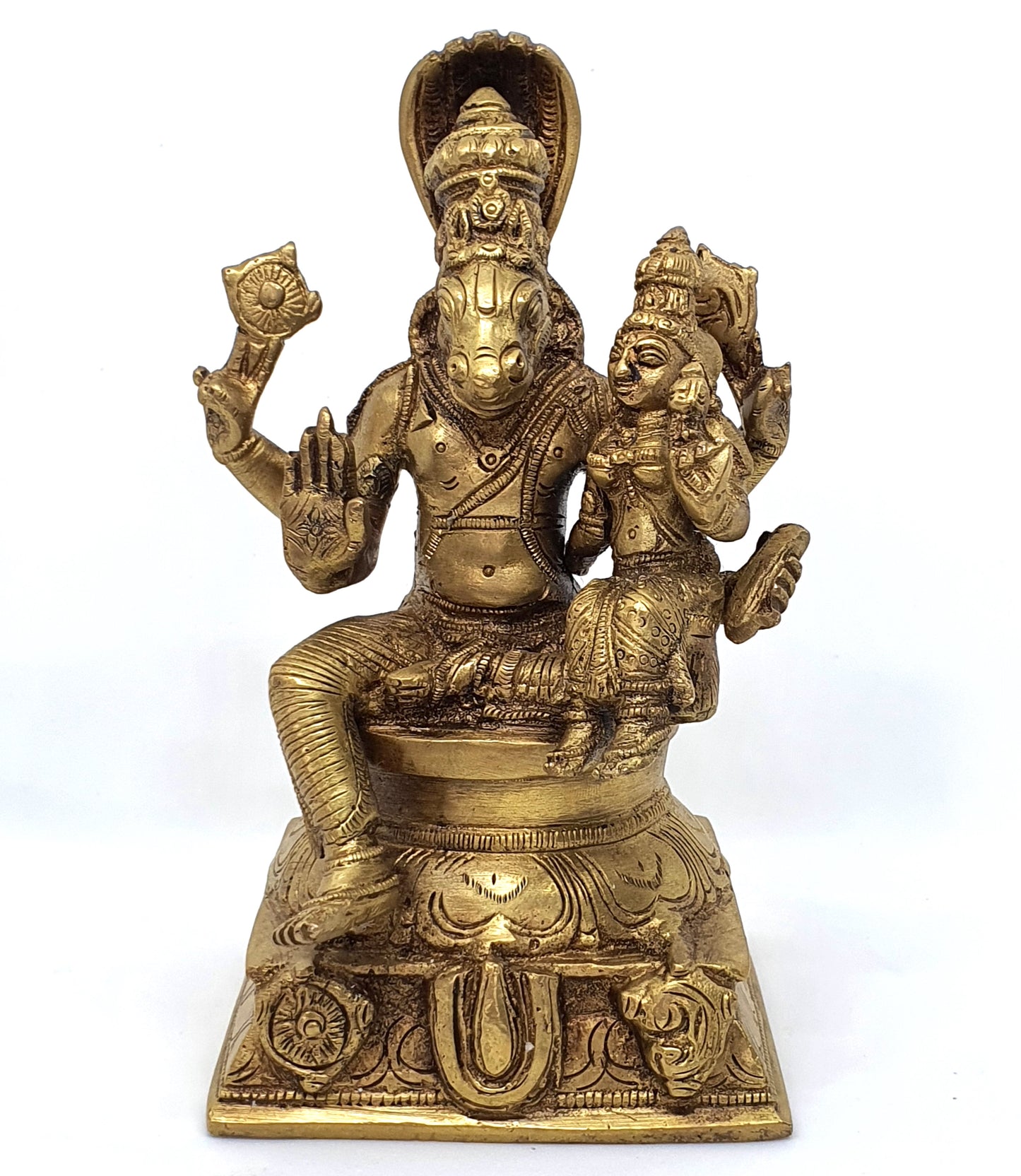 Hayagriva - God of Wisdom, with Lakshmi