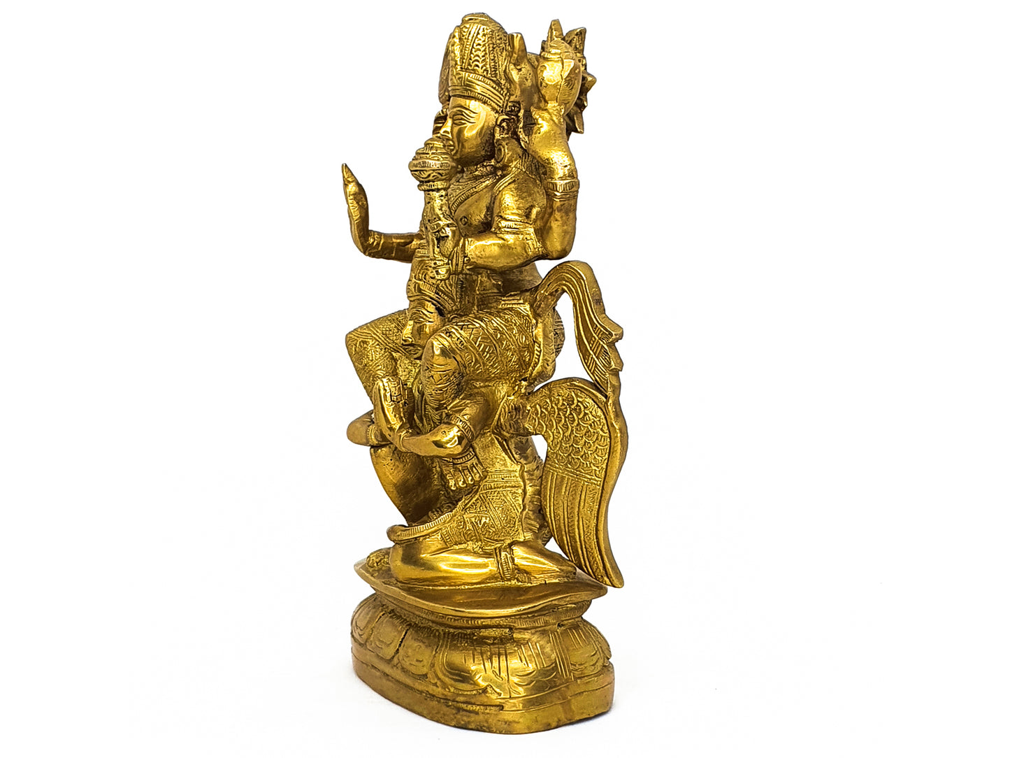 Garuda Carrying Vishnu on His Shoulder