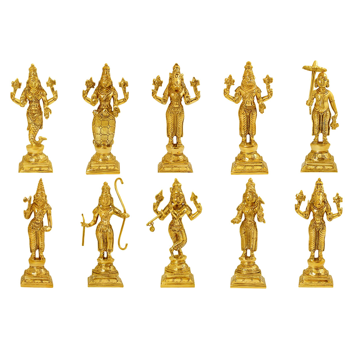 Dashavatar Set- 10 Avatars of Vishnu