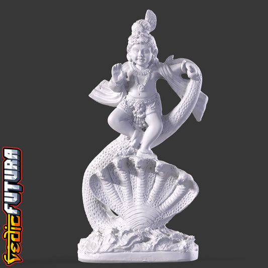 Krishna's Divine Dance on Kalia the Snake