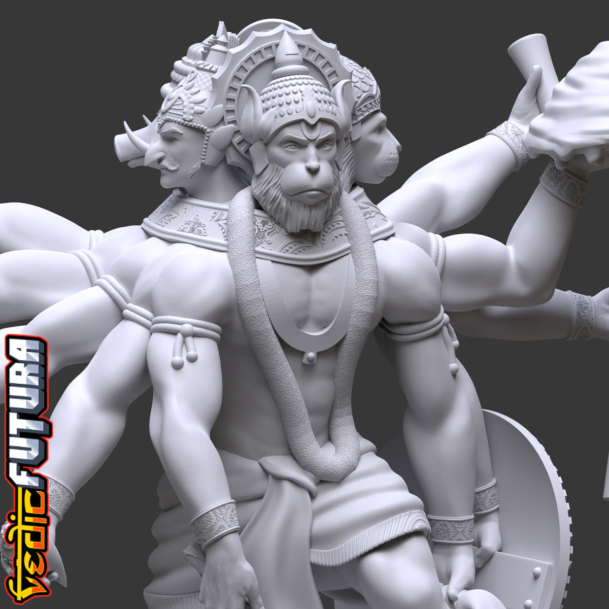 Five Faced (Panchamukhi) Hanuman