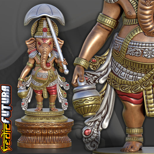Vamana Ganesha: The Divine Dwarf Avatar Reimagined