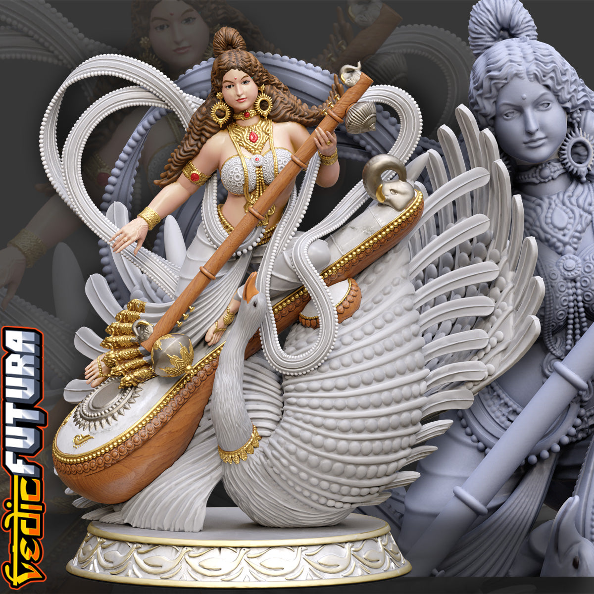 Veena Vaahini: Saraswati on the Celestial Veena