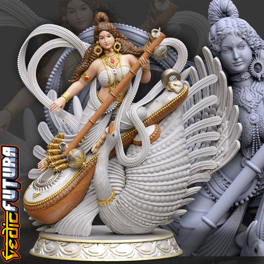 Veena Vaahini: Saraswati on the Celestial Veena