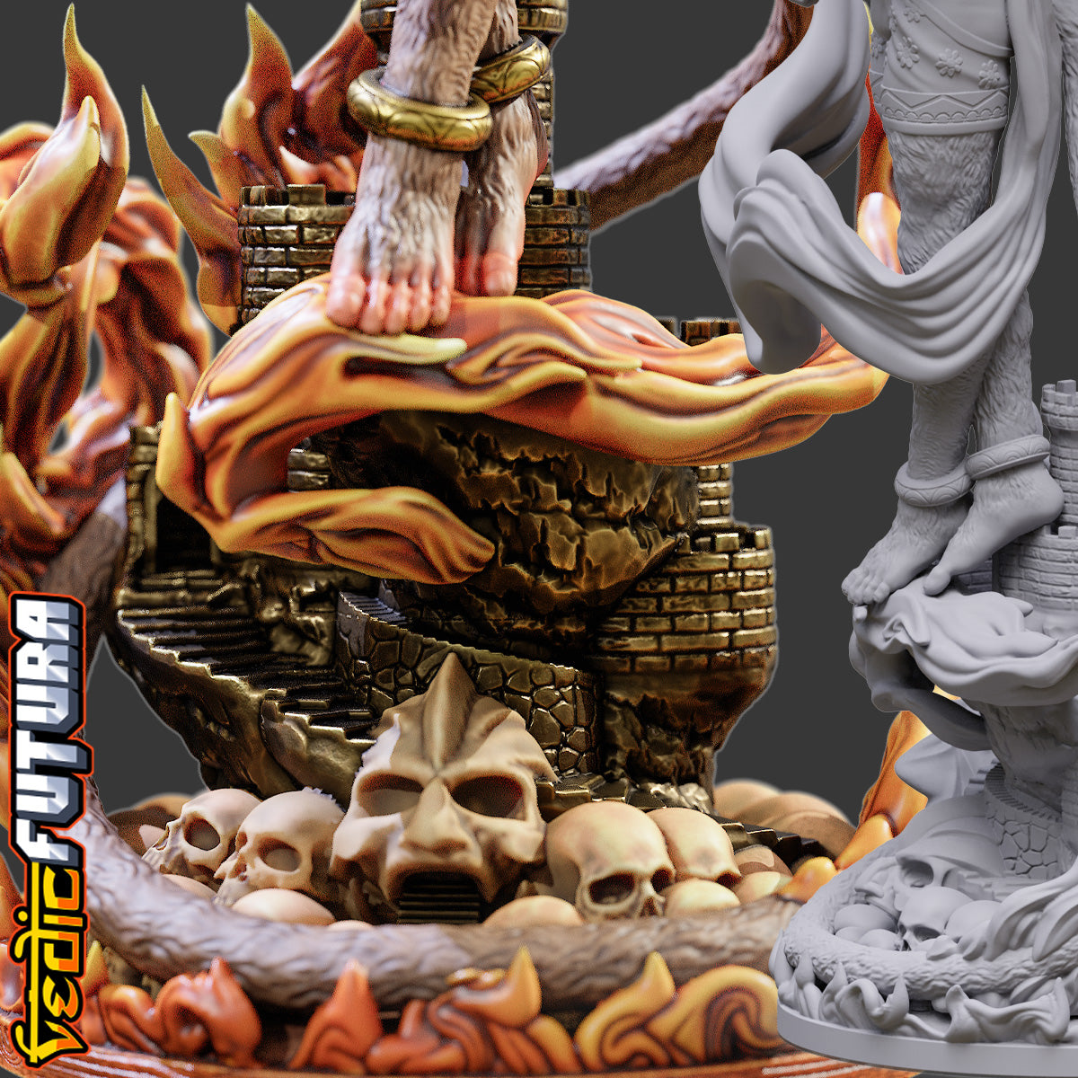 Hanuman Sets Lanka Ablaze