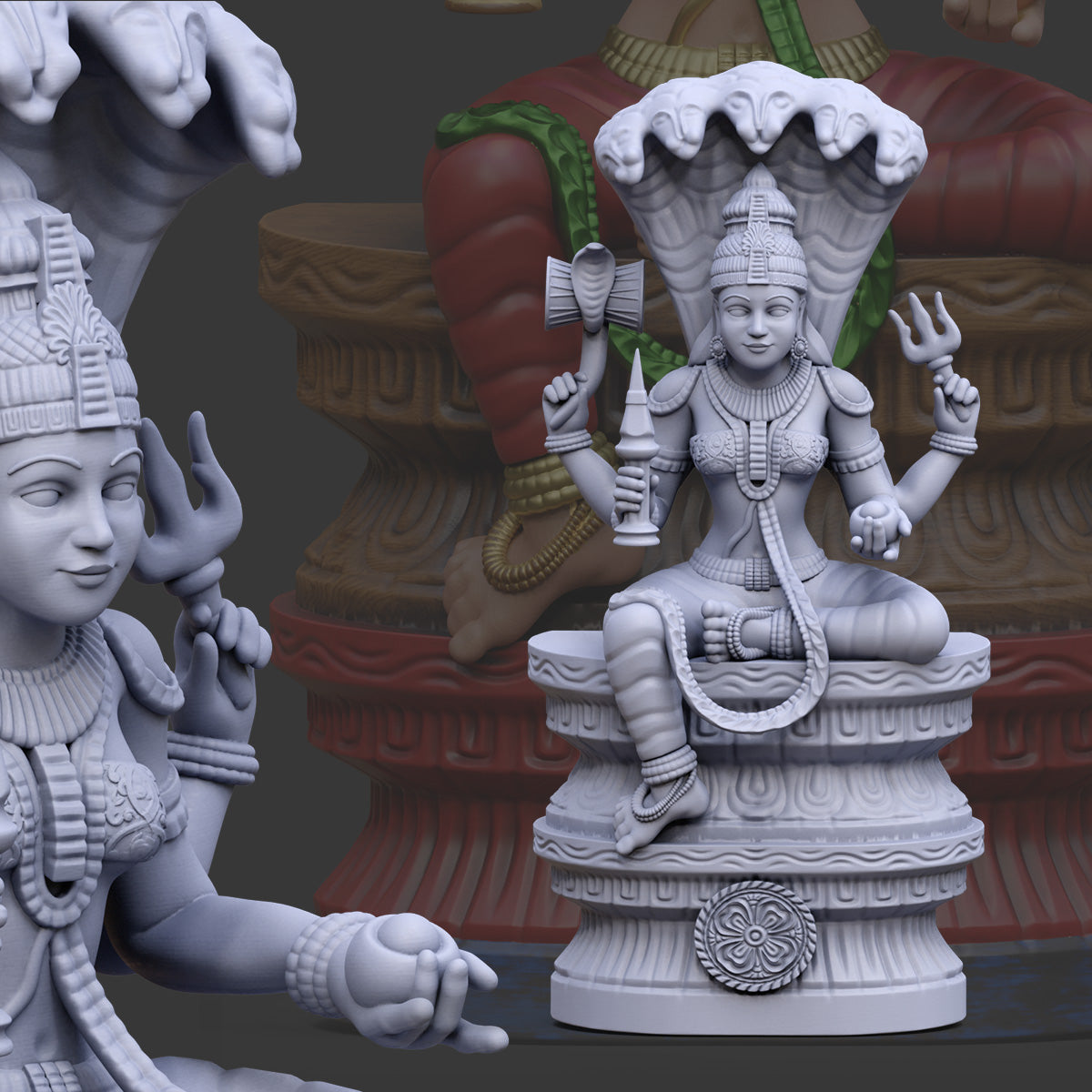 Shakti as Mariamman: Serpent-Crowned Protector