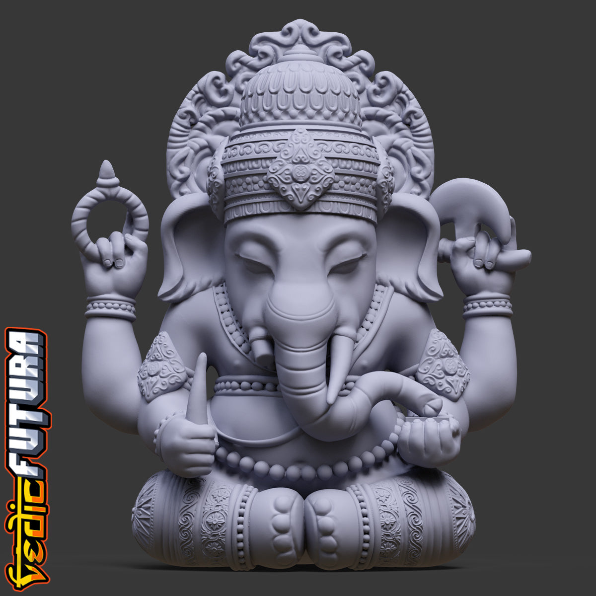 Ornate Balinese Ganesha: Guardian of Thresholds