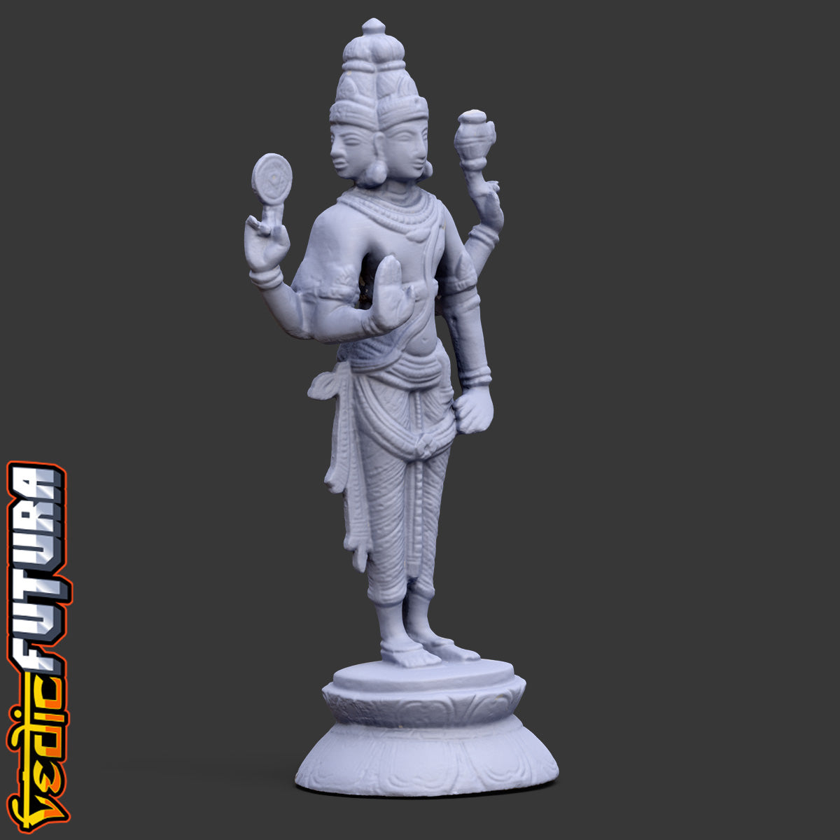 Brahma the Creator: Four Faces of Cosmic Knowledge