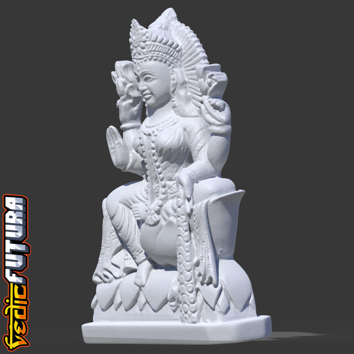 Lakshmi - The Lotus Enthroned