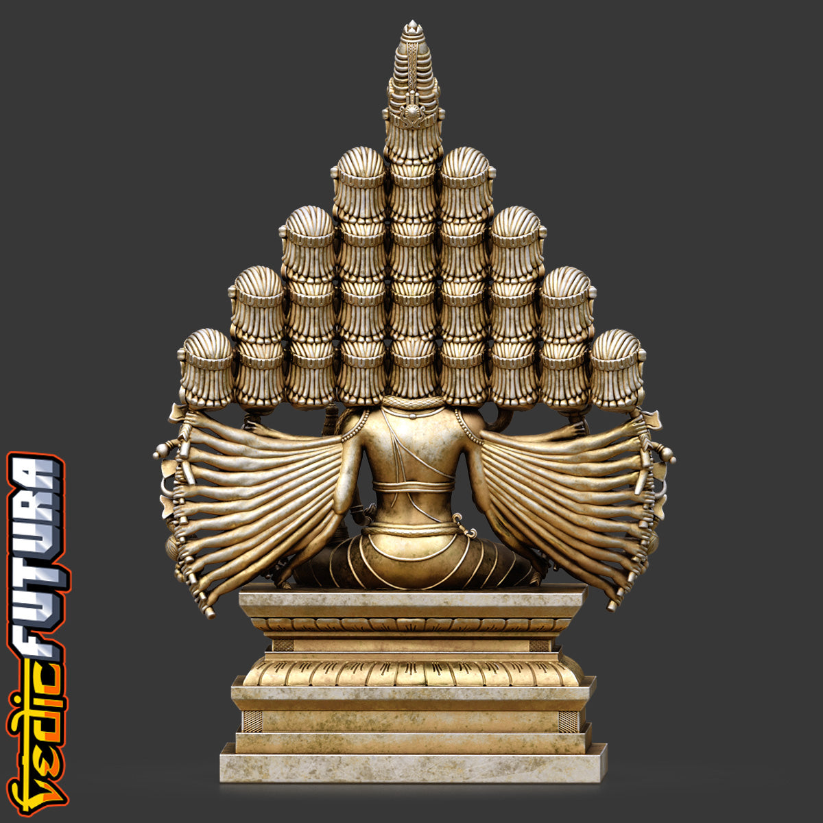 Shiva as the Universe: The 25-Headed Maha SadaShiva