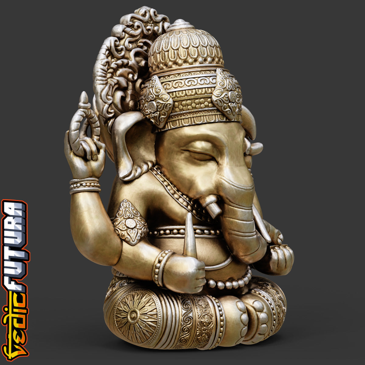 Ornate Balinese Ganesha: Guardian of Thresholds