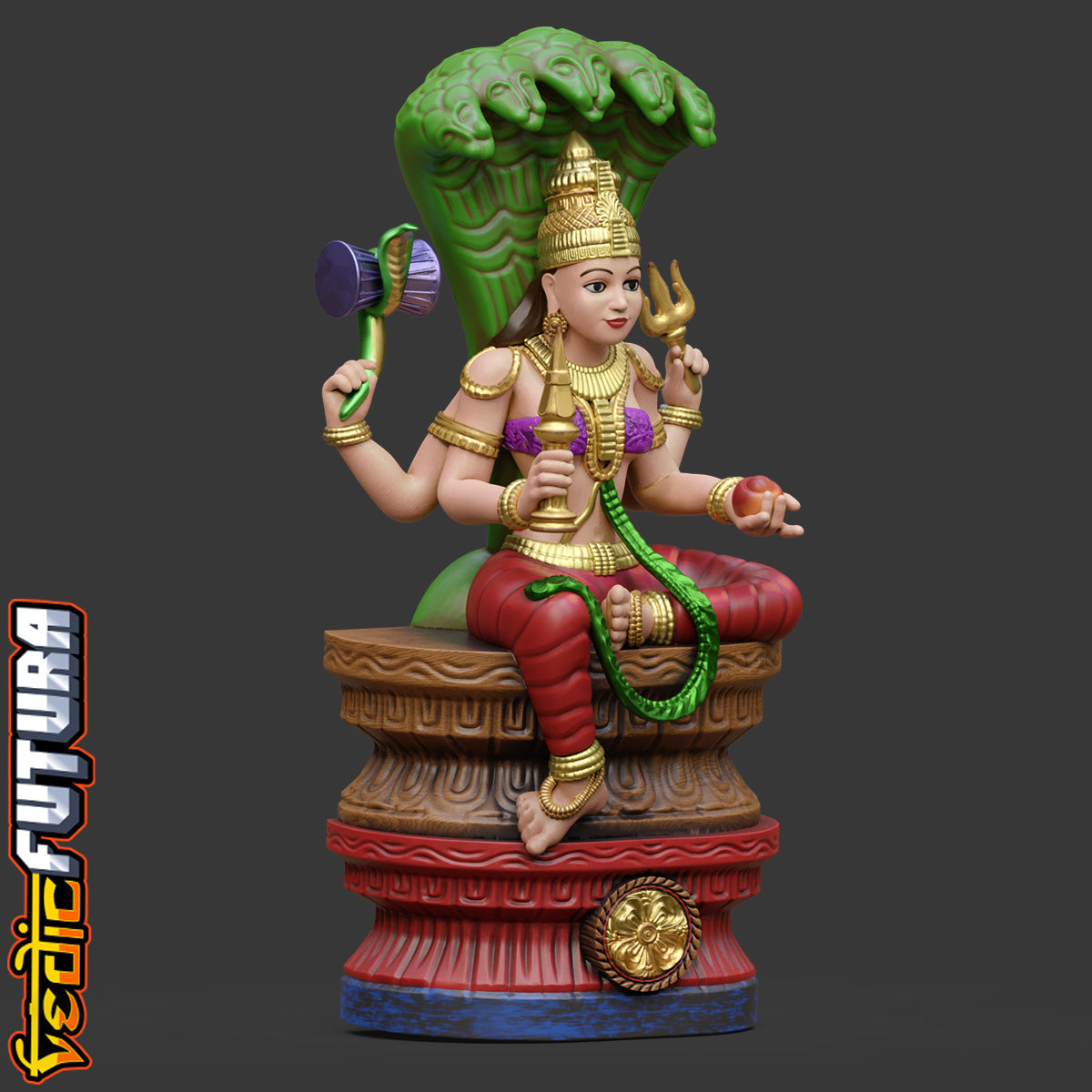 Shakti as Mariamman: Serpent-Crowned Protector