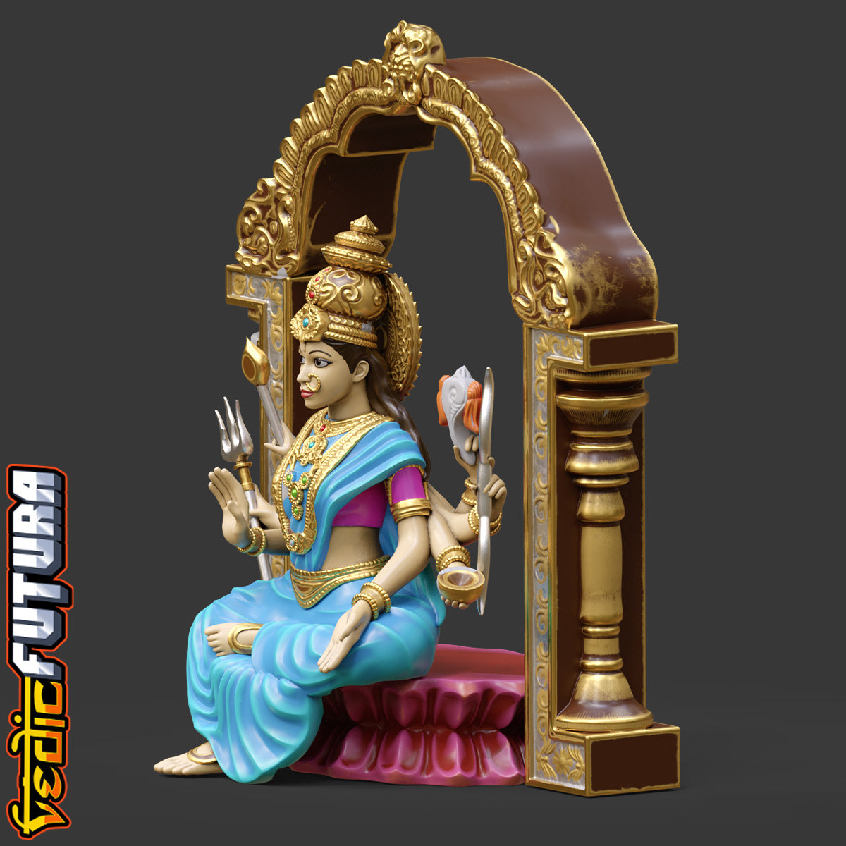 Veera Lakshmi – The Courage-Giving Goddess