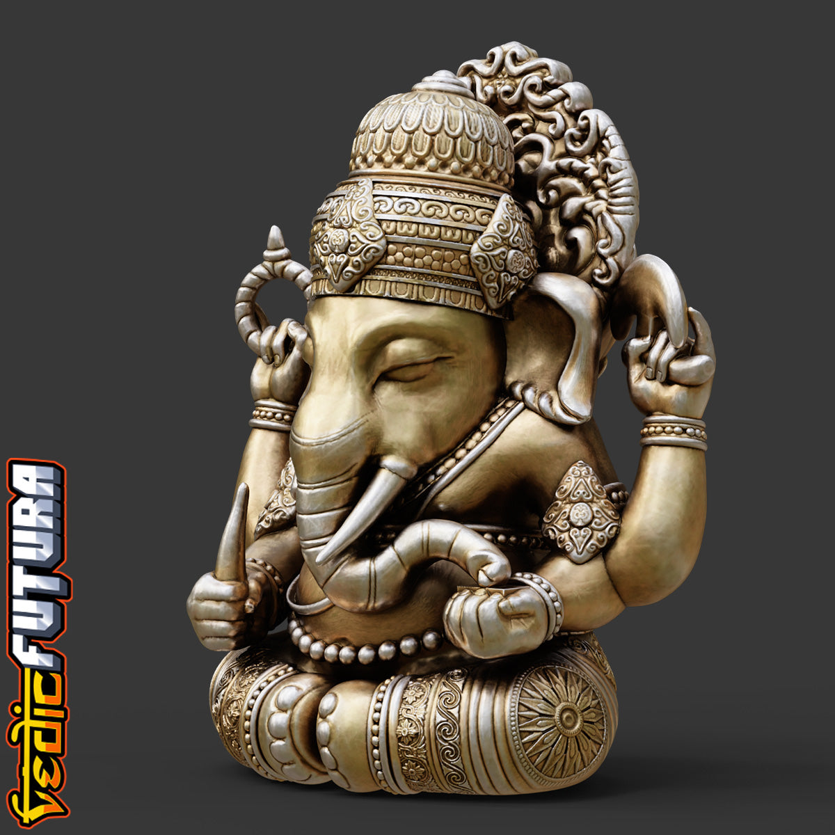 Ornate Balinese Ganesha: Guardian of Thresholds