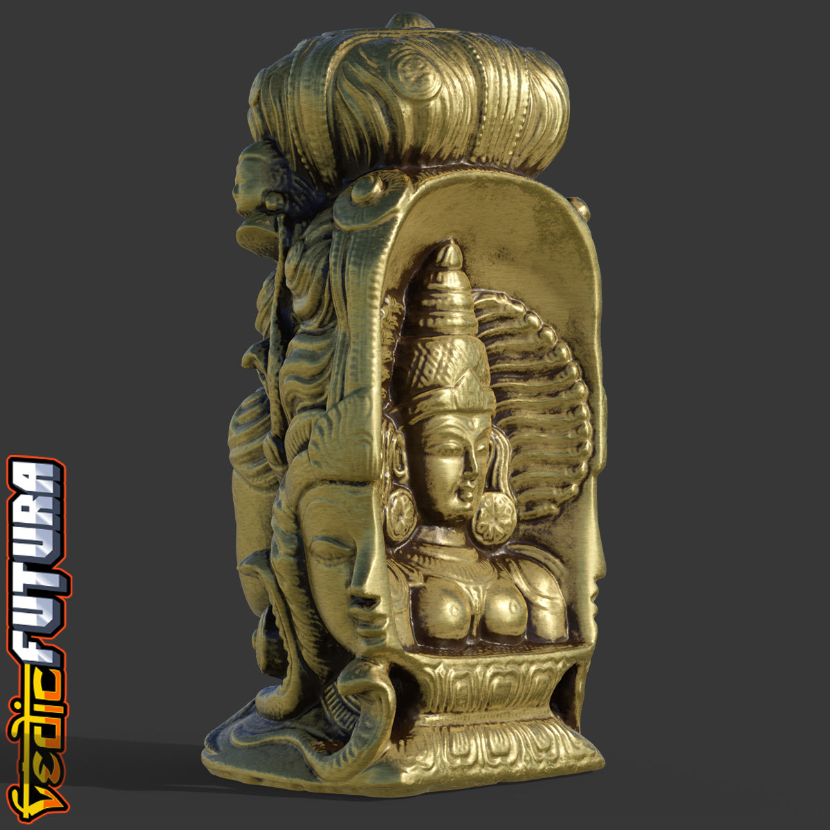 Mukhalinga of Shiva-Shakti