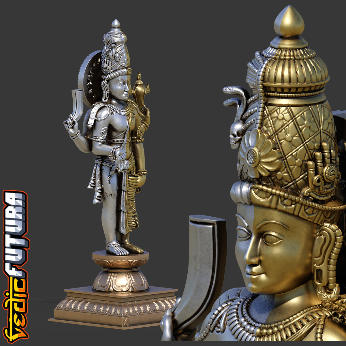 Shiva-Vishnu in Unity: Chola Style Hariharan