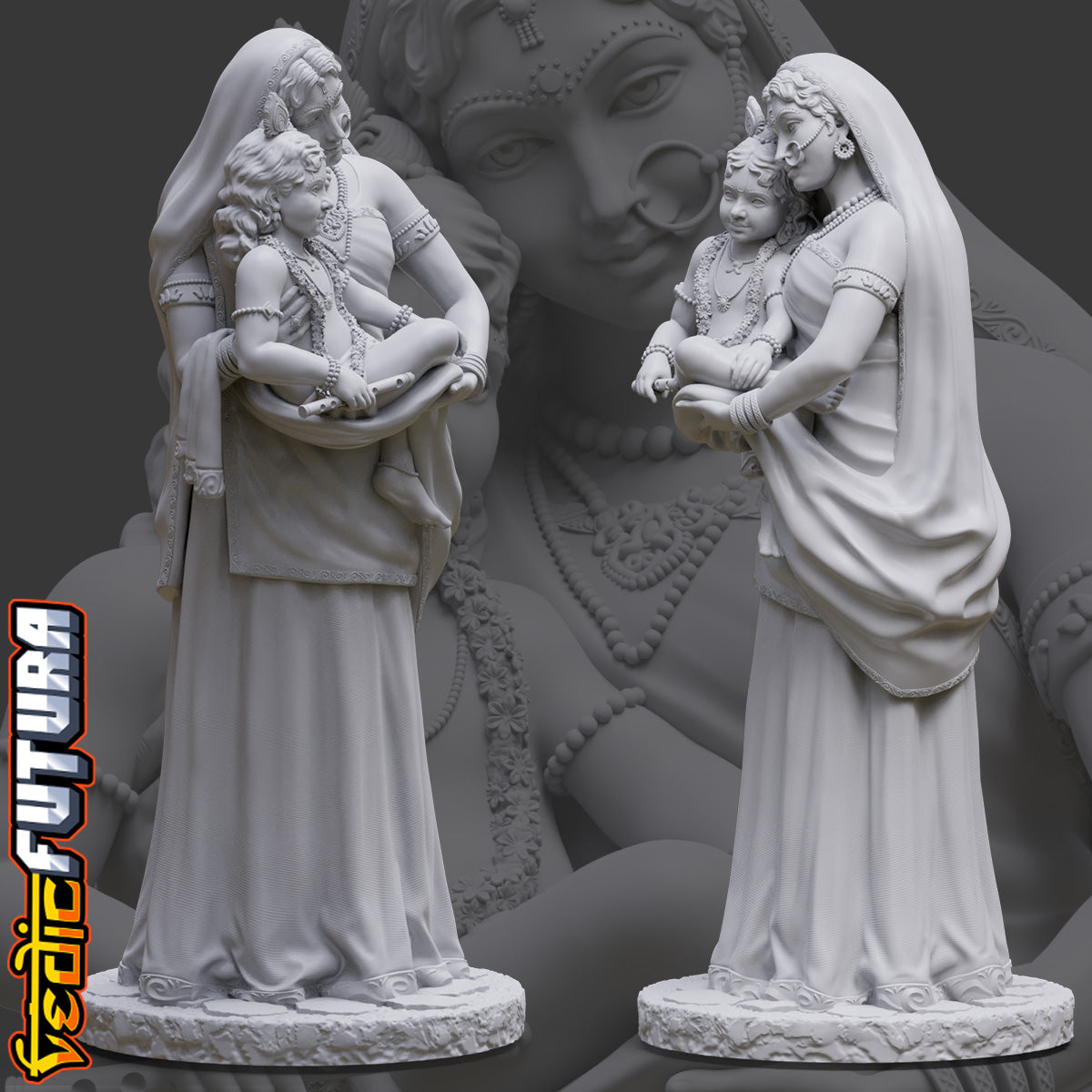 Yashoda and Krishna: Divine Motherhood