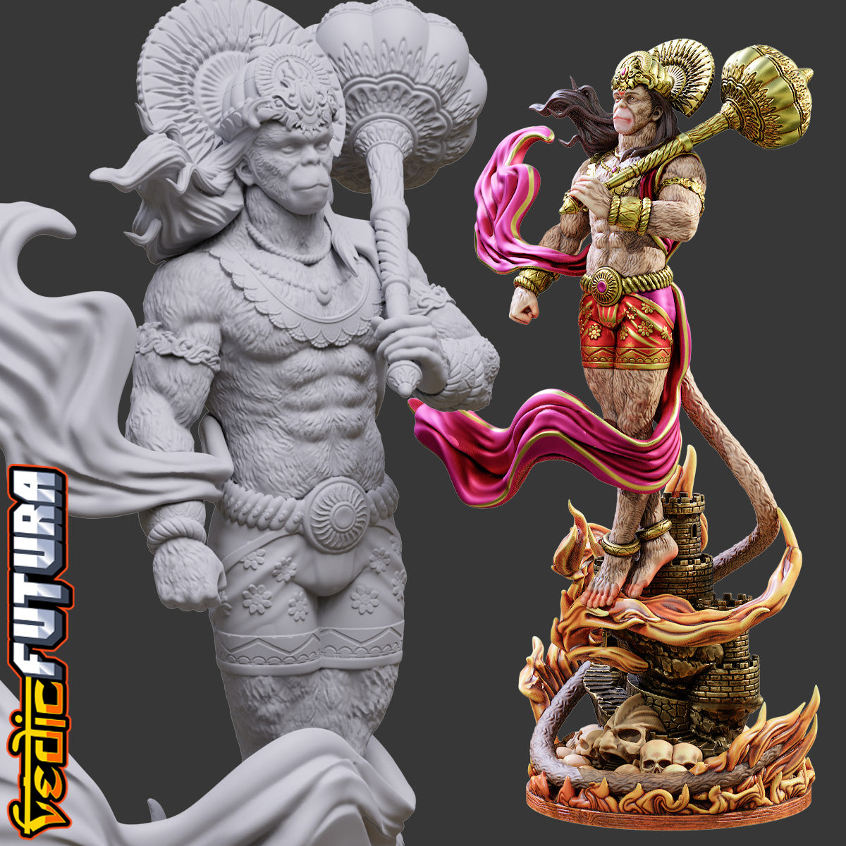 Hanuman Sets Lanka Ablaze