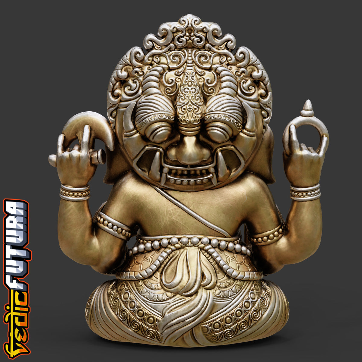 Ornate Balinese Ganesha: Guardian of Thresholds