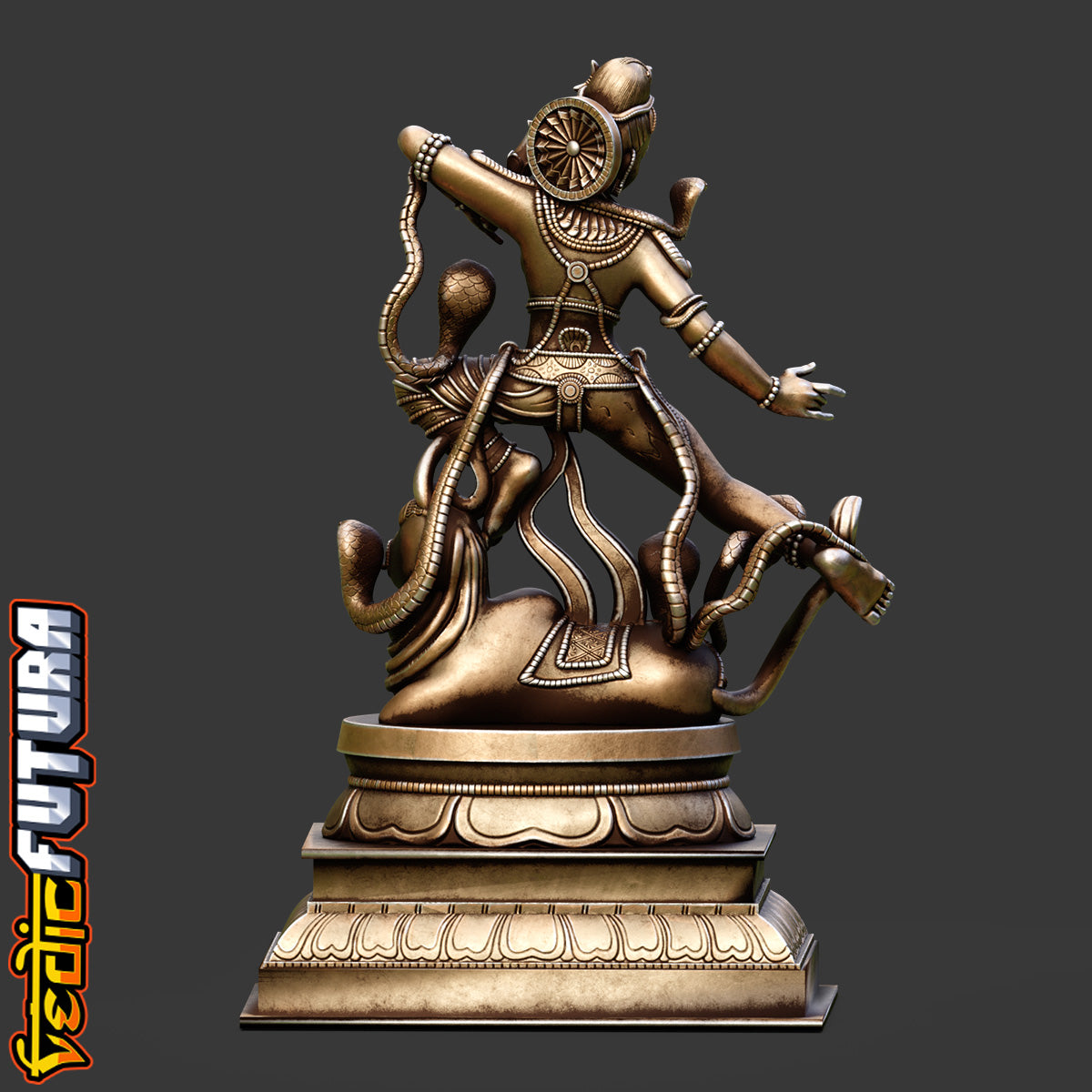 Leaping Ardhanari – Cosmic Union in Motion